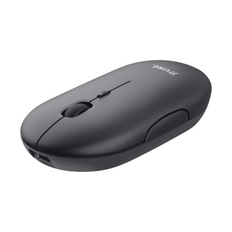 Souris Sans Fil et Bluetooth TRUST PUCK ULTRA FINE Rechargeable - Noir