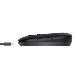 Souris Sans Fil et Bluetooth TRUST PUCK ULTRA FINE Rechargeable - Noir
