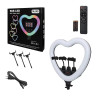 RING LIGHT LED RGB MJ48 avec Trépied 2m