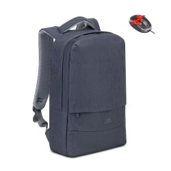 Sac à Dos Antivol Pour PC Portable RIVACASE 7562 15.6'' - Gris Foncé