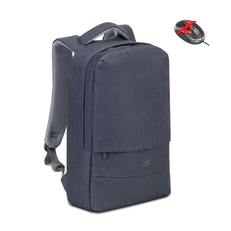Sac à Dos Antivol Pour PC Portable RIVACASE 7562 15.6'' - Gris Foncé