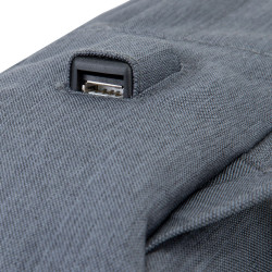 Sac à Dos Antivol Pour PC Portable RIVACASE 7562 15.6'' - Gris Foncé