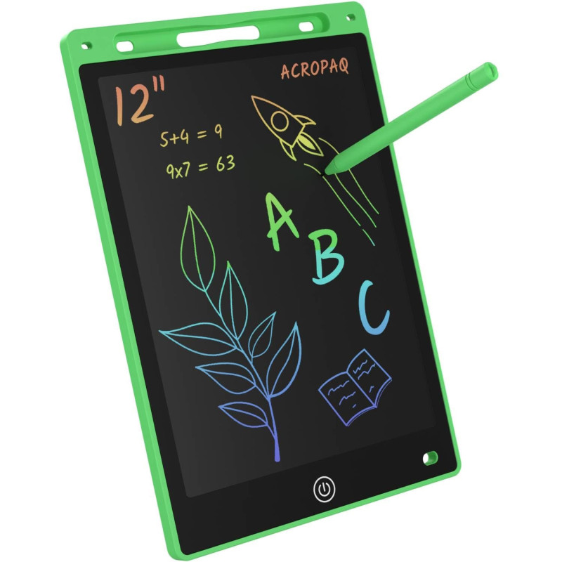 Tablette d’écriture LCD 12" Enfant RGB - Vert
