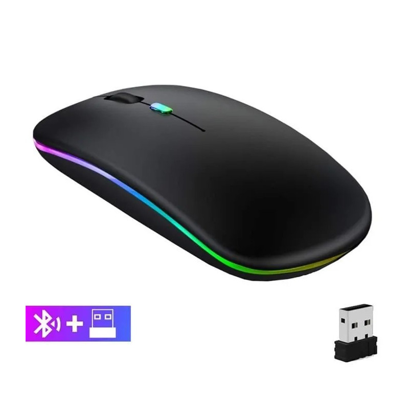 Souris Sans Fil Bluetooth Rechargeable Silencieux Souris Sans Fil Bluetooth Rechargeable Silencieux