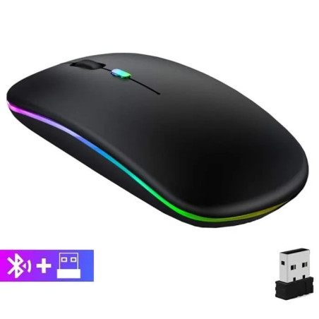 Souris Sans Fil Bluetooth Rechargeable Silencieux