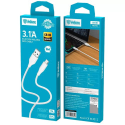 Cable Micro USB 1m 3.1A INKAX CB-06 - Blanc