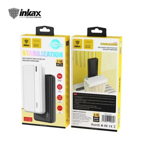 Power Bank INKAX PB-02A Stabilization / 20 000 mAh / 2.1A