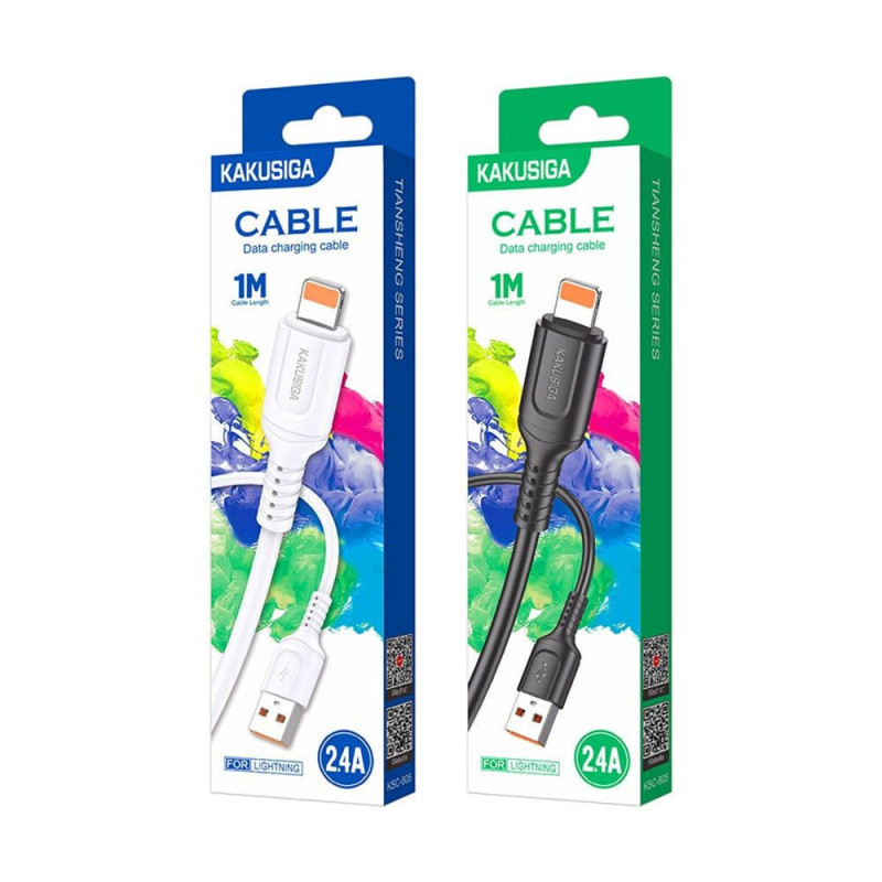 Cable Lightning 1m 2.4A KAKUSIGA KSC-805