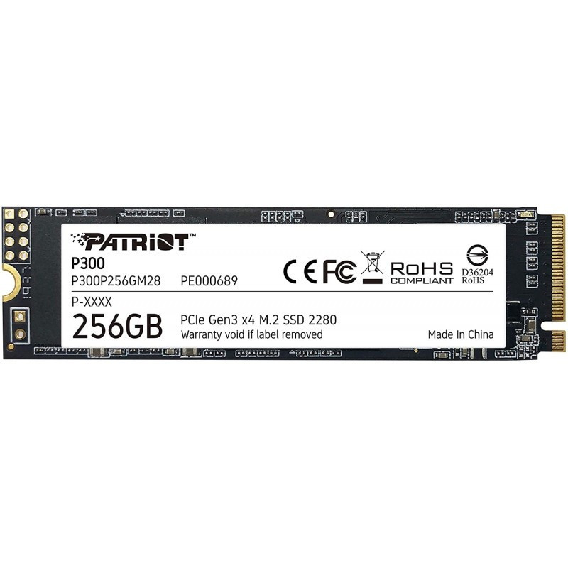 Disque SSD M.2 NVMe Patriot P300 / 256 Go