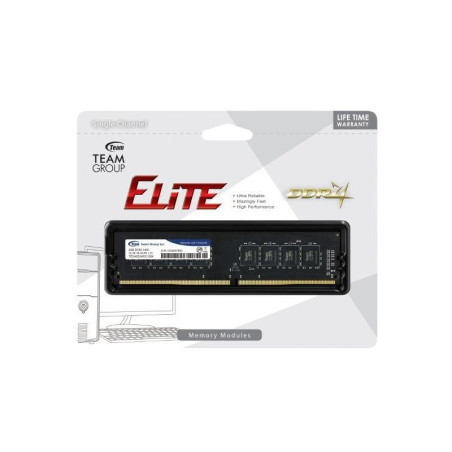 Barrette Mémoire PC TEAM GROUP ELITE 8GB DDR4 2400 Mhz