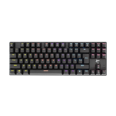 Clavier Gaming Mécanique WHITE SHARK COMMANDOS GK-2106 - Noir - Blue Switch