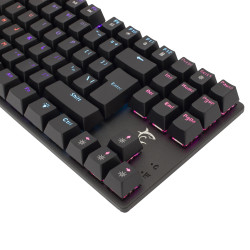 Clavier Gaming Mécanique WHITE SHARK COMMANDOS GK-2106 - Noir - Blue Switch
