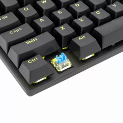 Clavier Gaming Mécanique WHITE SHARK COMMANDOS GK-2106 - Noir - Blue Switch