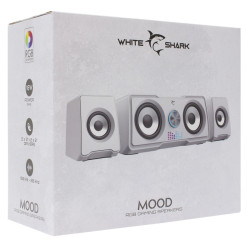 Haut Parleur WHITE SHARK MOOD 2.2 GSP-968 - 16W - Blanc