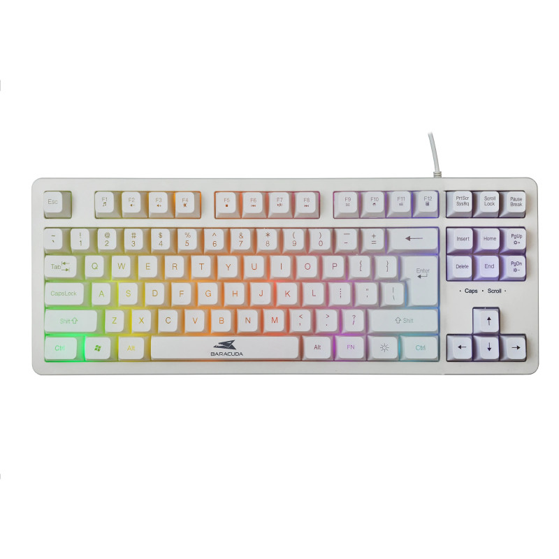 Clavier Gaming BARACUDA KRILL BGK-01114 - Blanc