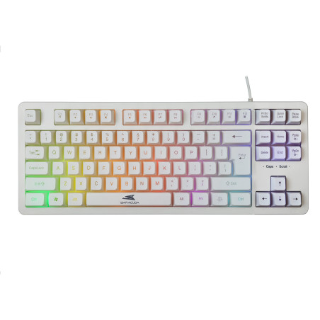 Clavier Gaming BARACUDA KRILL BGK-01114 - Blanc