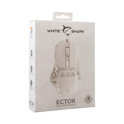 Souris Gaming WHITE SHARK ECTOR GM-5016 - Blanc