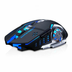 Souris Gaming sans Fil Rechargeable T-WOLF Q13 - Noir