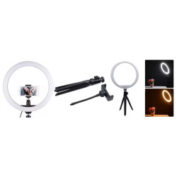 Ring light MJ26 RGB avec Mini Trépied