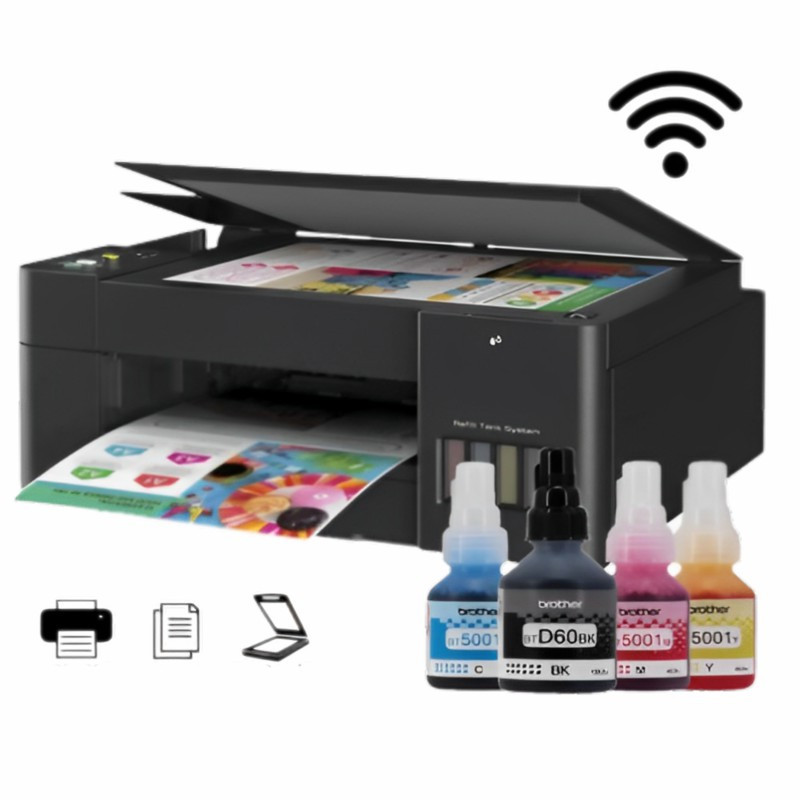 Imprimante Multifonction à réservoir intégré 3en1 WiFi BROTHER DCP-T420W