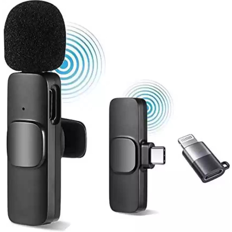 Microphone Lavalier Sans Fil K11 Type C / Lightning