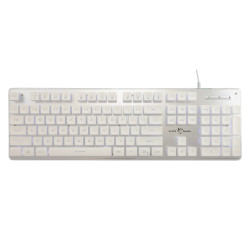 Clavier Gaming Membrane WHITE SHARK TACHI GK-003241 - Blanc