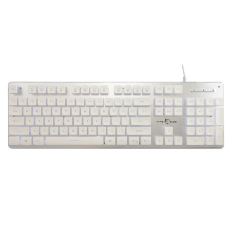 Clavier Gaming Membrane WHITE SHARK TACHI GK-003241 - Blanc