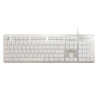 Clavier Gaming Membrane WHITE SHARK TACHI GK-003241 - Blanc