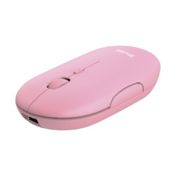 Souris Sans Fil et Bluetooth TRUST PUCK ULTRA FINE Rechargeable - Rose