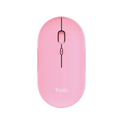 Souris Sans Fil et Bluetooth TRUST PUCK ULTRA FINE Rechargeable - Rose