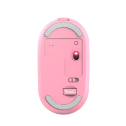 Souris Sans Fil et Bluetooth TRUST PUCK ULTRA FINE Rechargeable - Rose