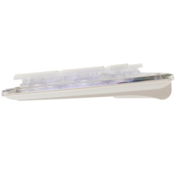 Clavier Gaming Membrane WHITE SHARK TACHI GK-003241 - Blanc