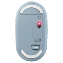 Souris Sans Fil et Bluetooth TRUST PUCK ULTRA FINE Rechargeable - Bleu