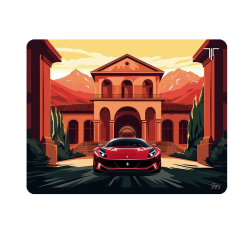 Tapis de Souris Gaming M TITAN M029 FERRARI CASTLE
