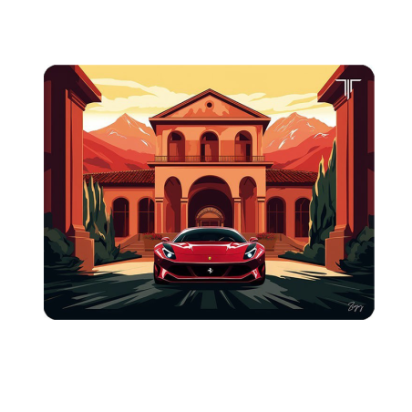 Tapis de Souris Gaming M TITAN M029 FERRARI CASTLE