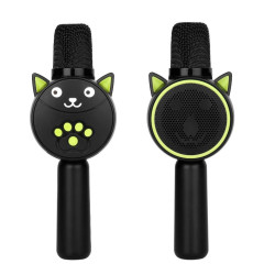 Microphone Karaoké Bluetooth - BEST SOUND MC881 - Noir Jaune