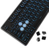 Clavier Gaming Membrane WHITE SHARK TACHI GK-003241 - Noir