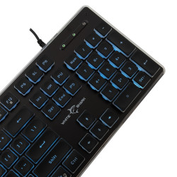 Clavier Gaming Membrane WHITE SHARK TACHI GK-003241 - Noir