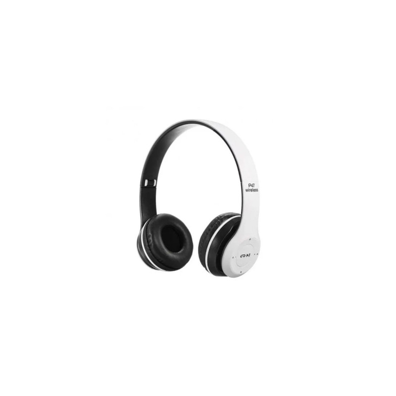 Casque MP3 Bluetooth P47 - Blanc