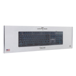 Clavier Gaming Membrane WHITE SHARK TACHI GK-003241 - Noir
