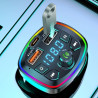 Transmetteur FM Bluetooth - Charge Type C 3.1A Q7