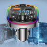 Transmetteur FM Bluetooth - Charge Type C 3.1A Q7