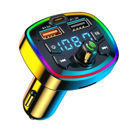 Transmetteur FM Bluetooth - Charge Type C 3.1A Q7