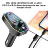 Transmetteur FM Bluetooth - Charge Type C 3.1A Q9