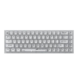 Clavier Gaming Mécanique REDRAGON FIZZ K617 RGB - Transparent - Red Switch