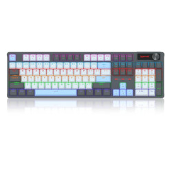Clavier Gaming Mécanique REDRAGON CAESURA K718 RGB - Gris Blanc - Red Switch