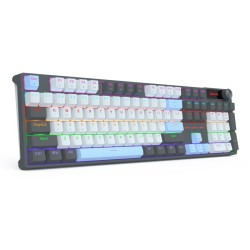 Clavier Gaming Mécanique REDRAGON CAESURA K718 RGB - Gris Blanc - Red Switch
