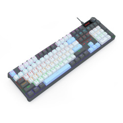 Clavier Gaming Mécanique REDRAGON CAESURA K718 RGB - Gris Blanc - Red Switch