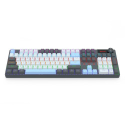 Clavier Gaming Mécanique REDRAGON CAESURA K718 RGB - Gris Blanc - Red Switch