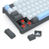 Clavier Gaming Mécanique REDRAGON CAESURA K718 RGB - Gris Blanc - Red Switch